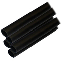 Ancor Adhesive Lined Heat Shrink Tubing (ALT) - 1/2" x 12" - 5-Pack - Black 305124